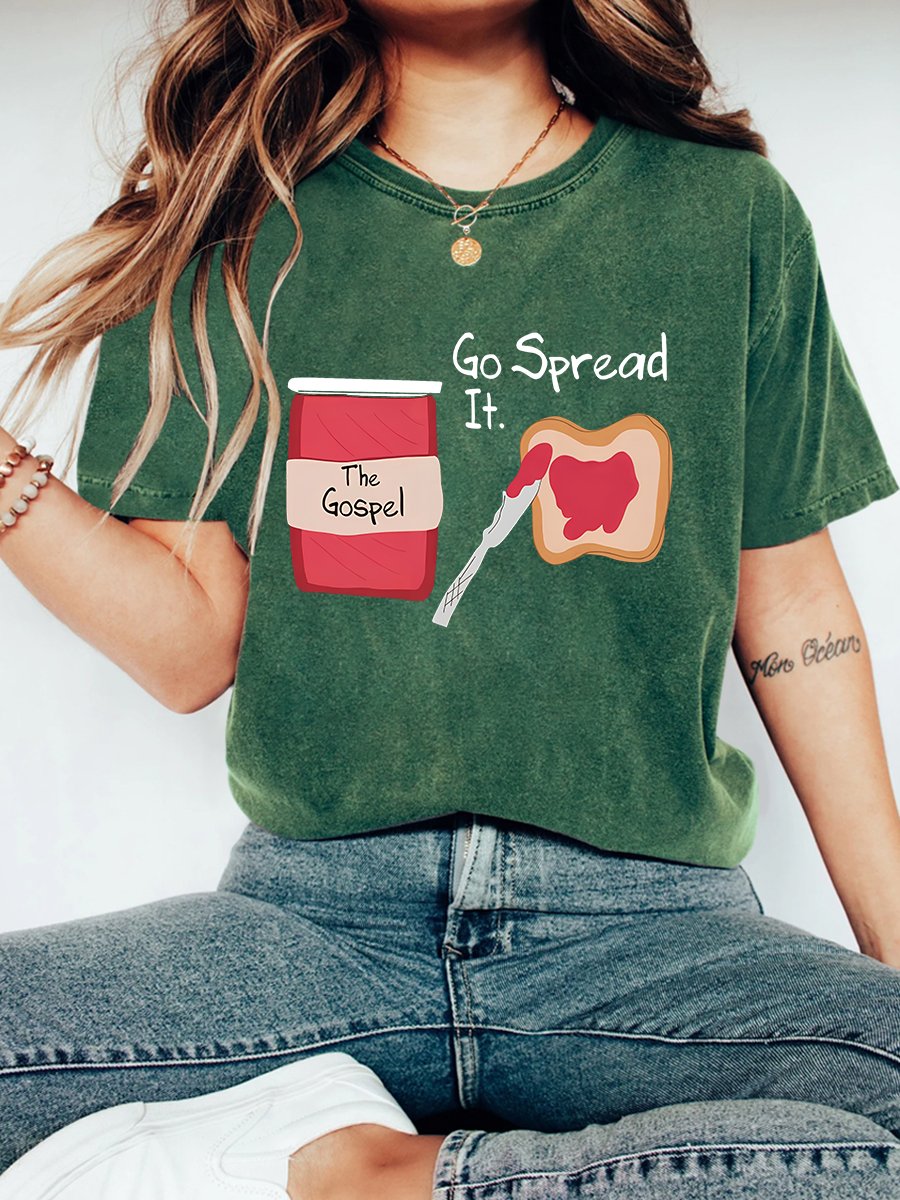 The Gospel Go Spread It Christian Vintage Distressed Shirt