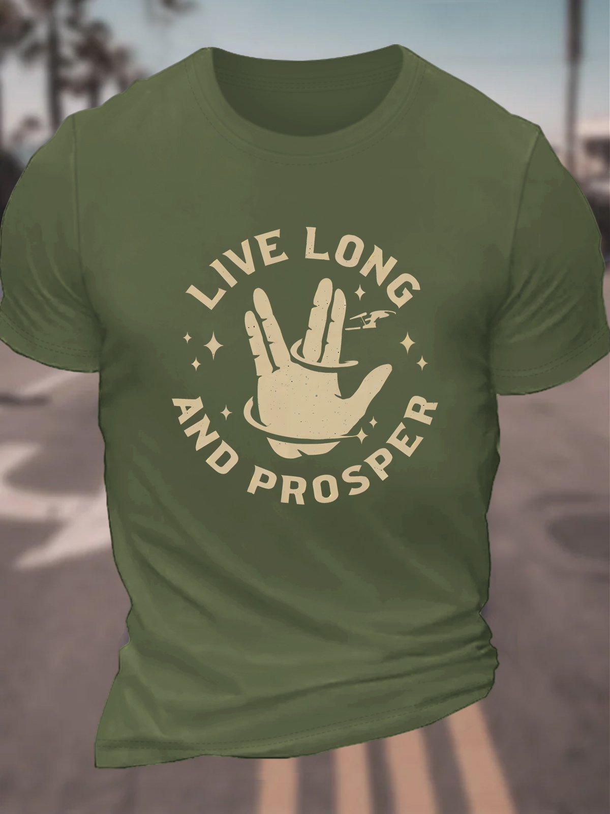 Live Long And Prosper Cotton T-shirt