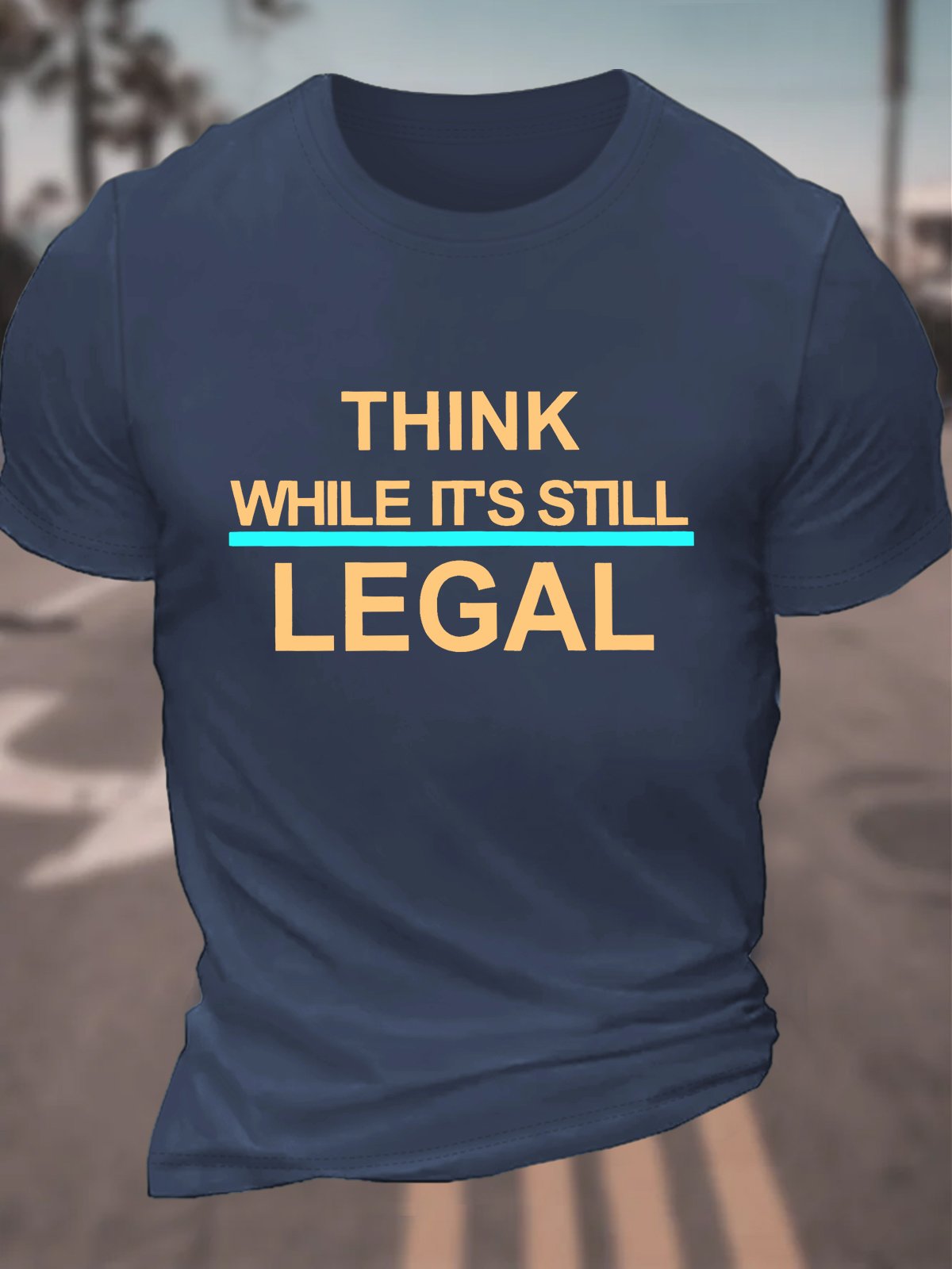 Think While Its Still Legal Feminism Classic T-Shirt Cotton T-shirt