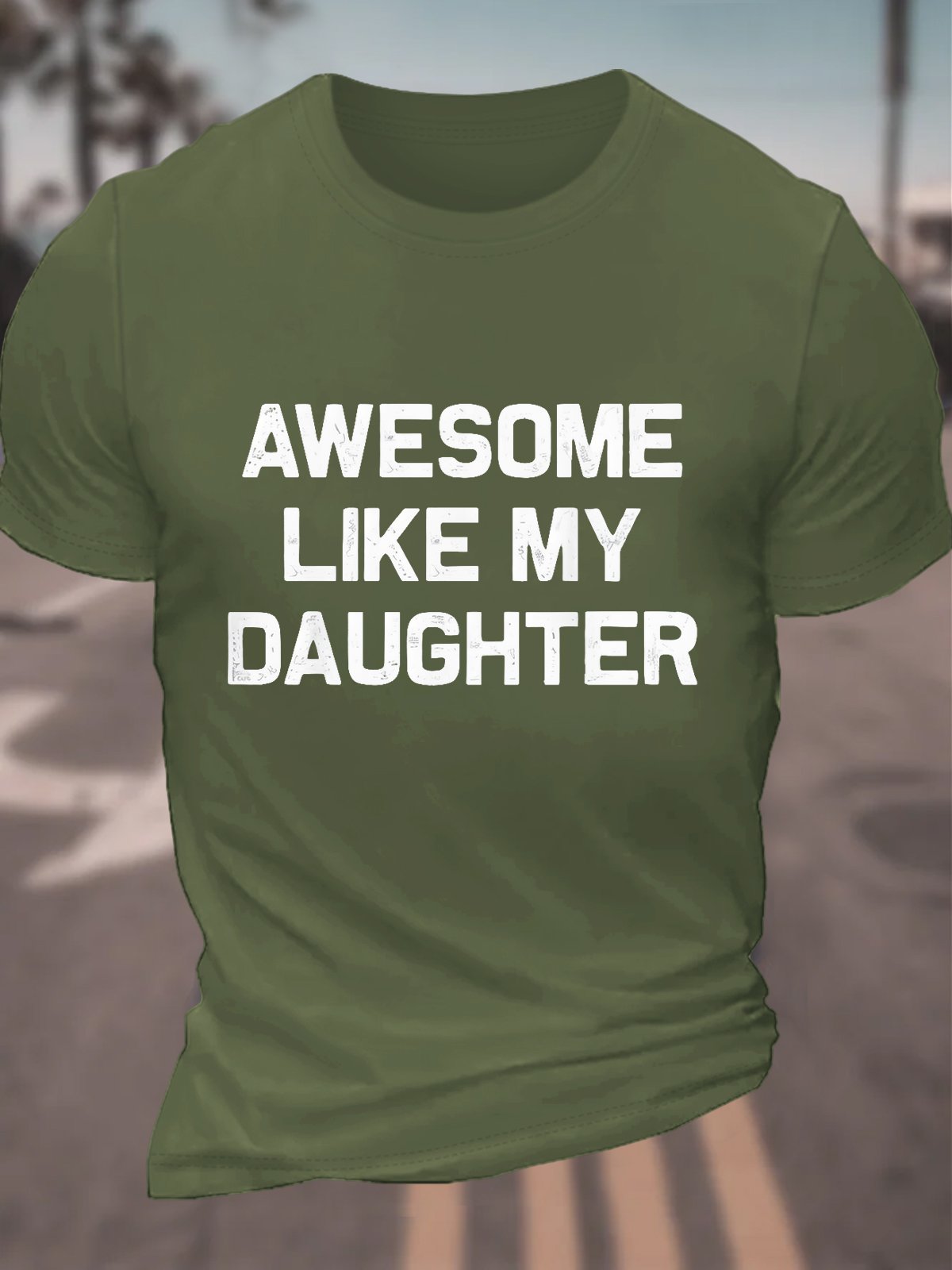 Awesome-Like-My-Daughter Cotton T-shirt