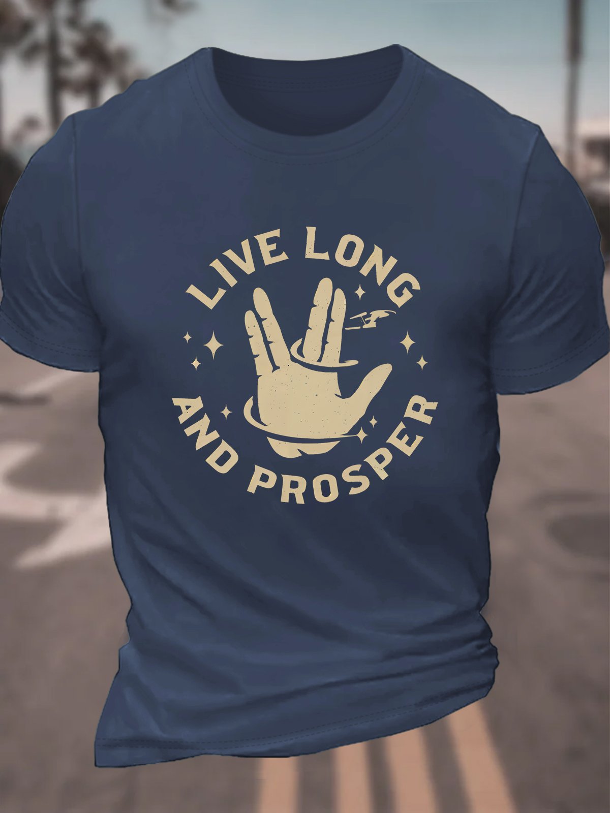 Live Long And Prosper Cotton T-shirt