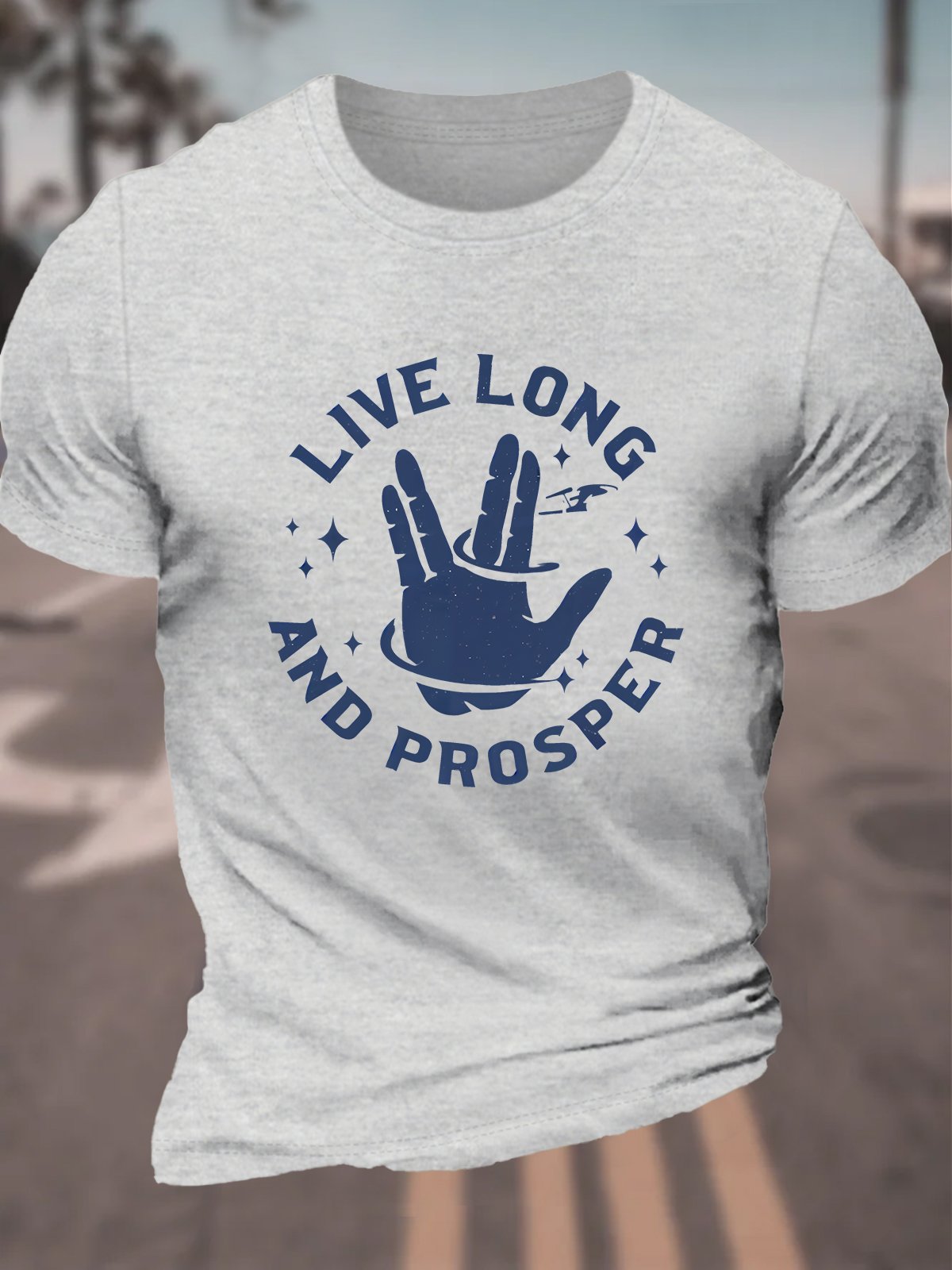 Live Long And Prosper Cotton T-shirt