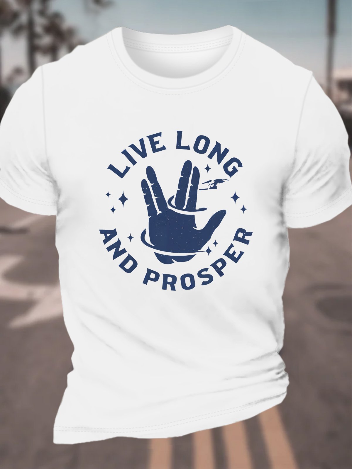 Live Long And Prosper Cotton T-shirt