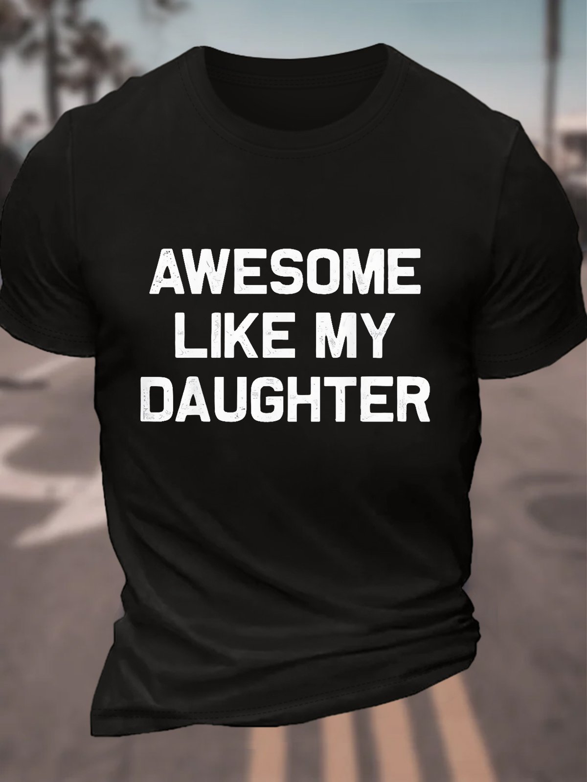 Awesome-Like-My-Daughter Cotton T-shirt