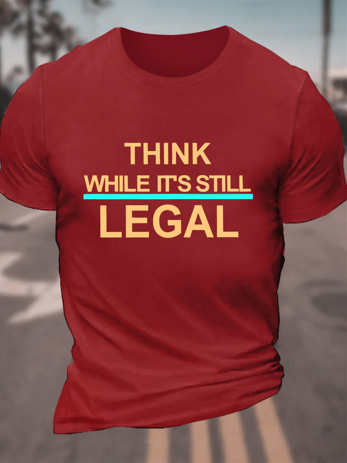 Think While Its Still Legal Feminism Classic T-Shirt Cotton T-shirt