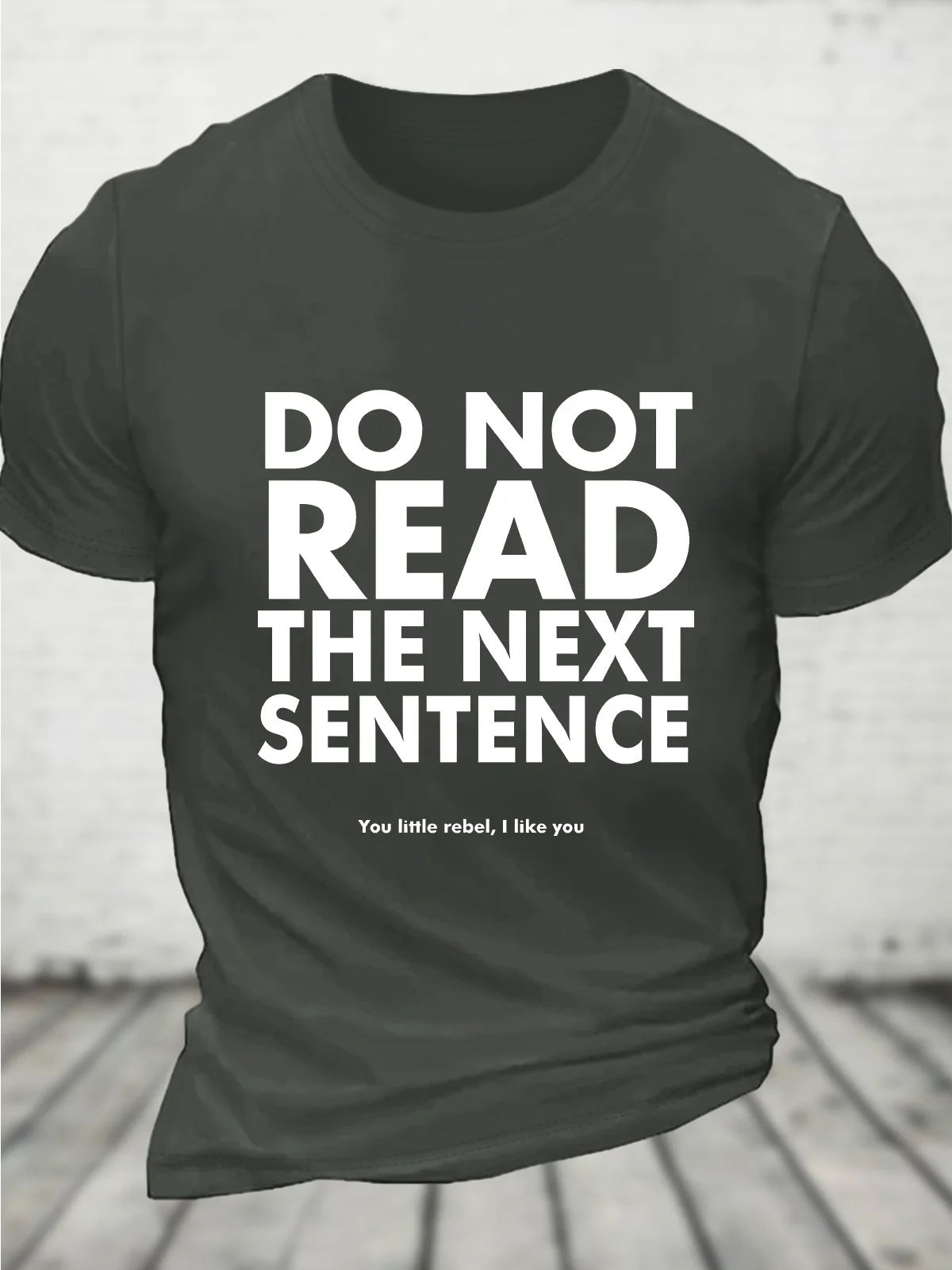 Do Not Read The Next Sentence Cotton T-Shirt