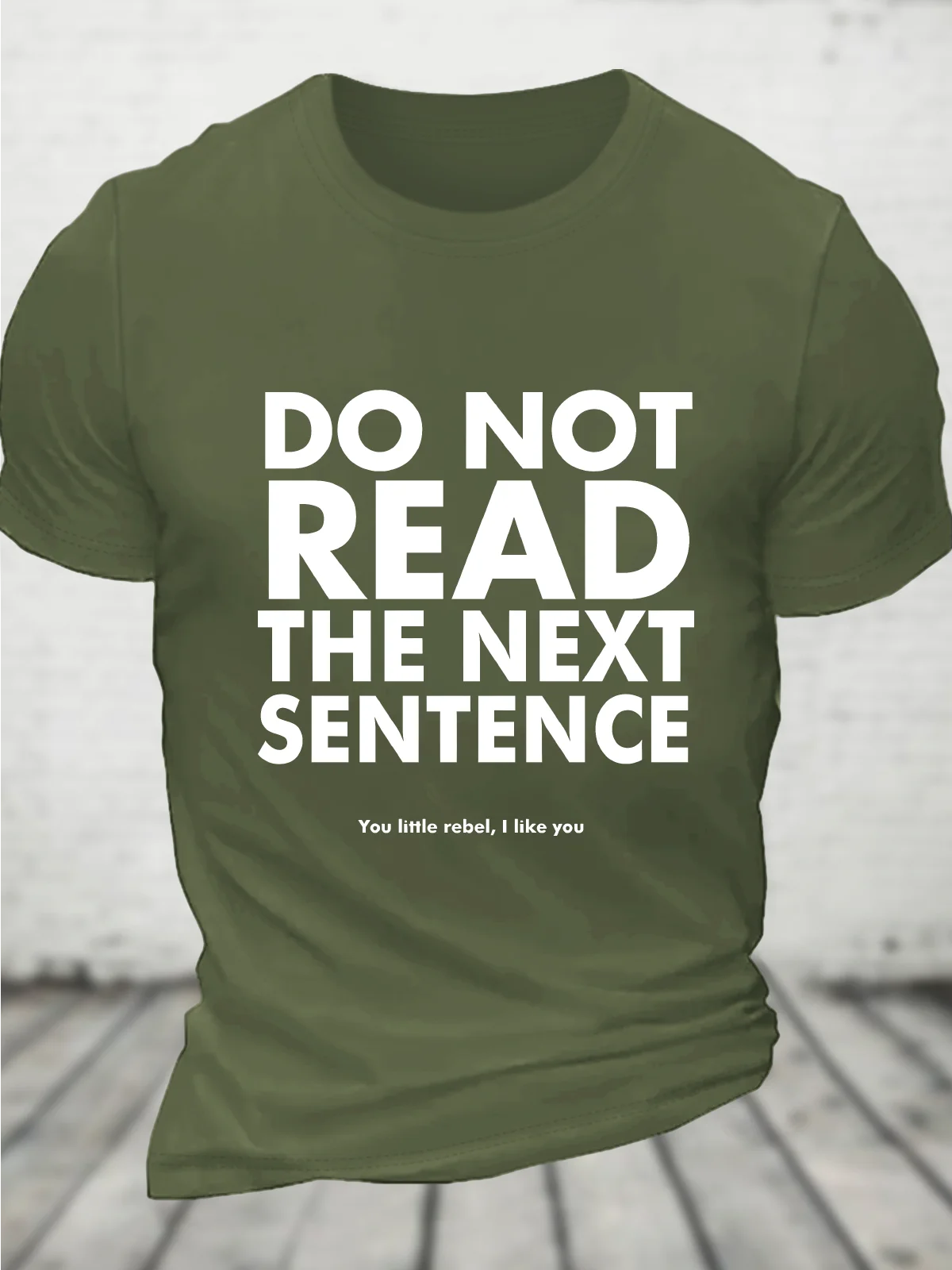 Do Not Read The Next Sentence Cotton T-Shirt