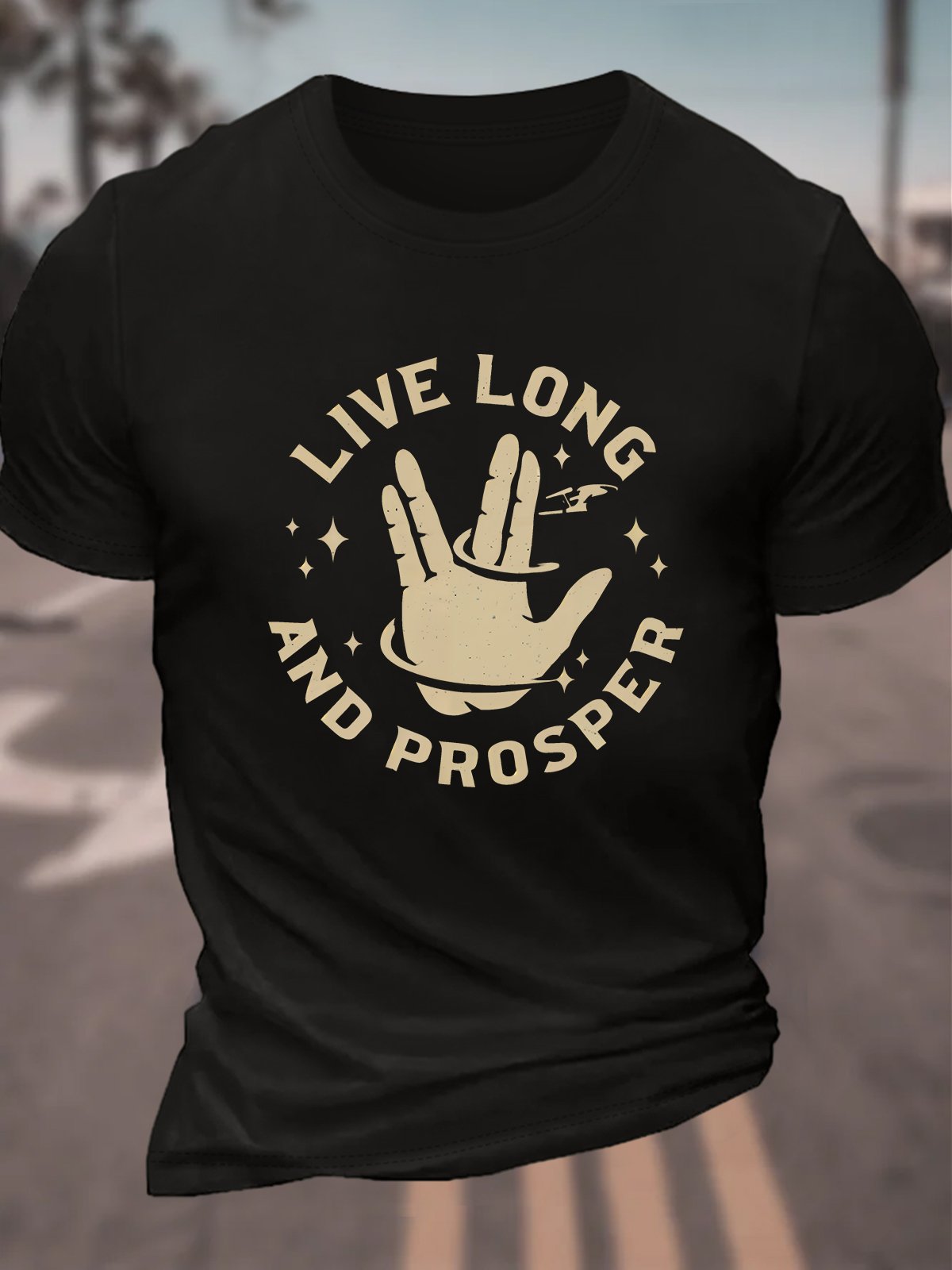 Live Long And Prosper Cotton T-shirt