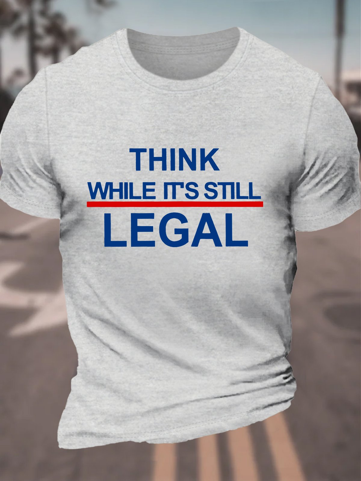 Think While Its Still Legal Feminism Classic T-Shirt Cotton T-shirt