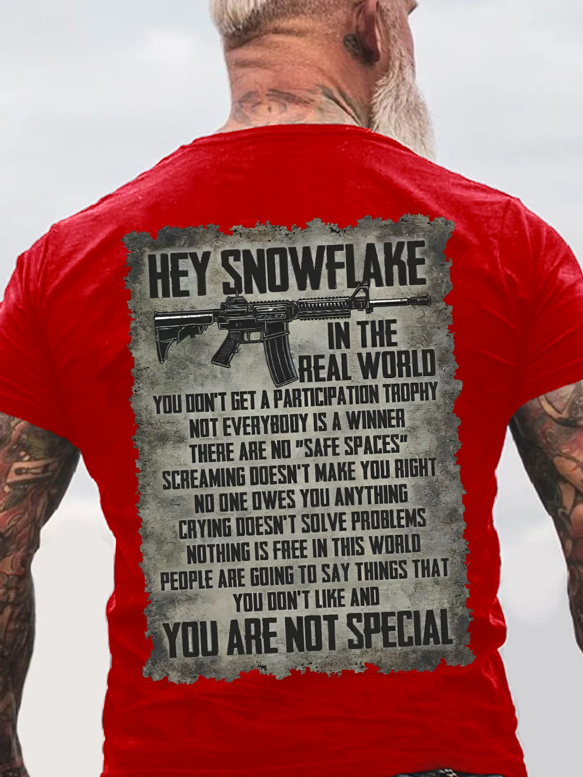 You Are Not Special Back Cotton T-Shirt