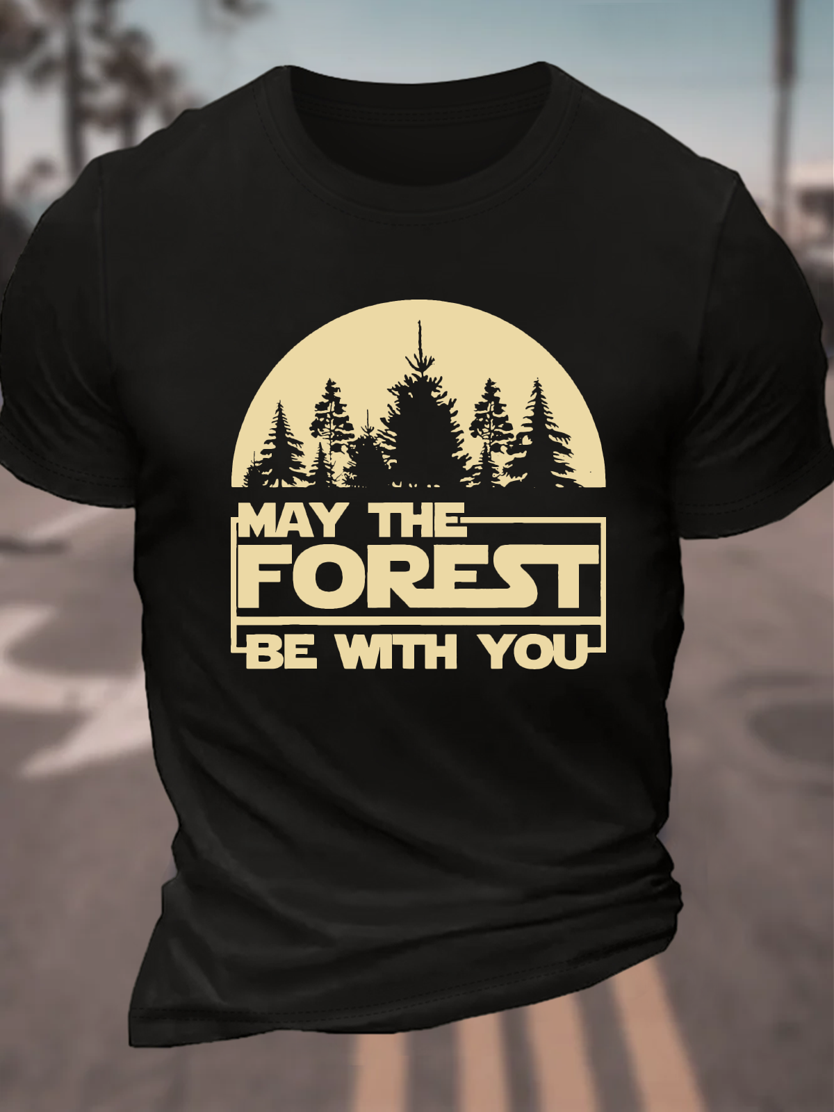 May The Forest Be With You Cotton T-Shirt