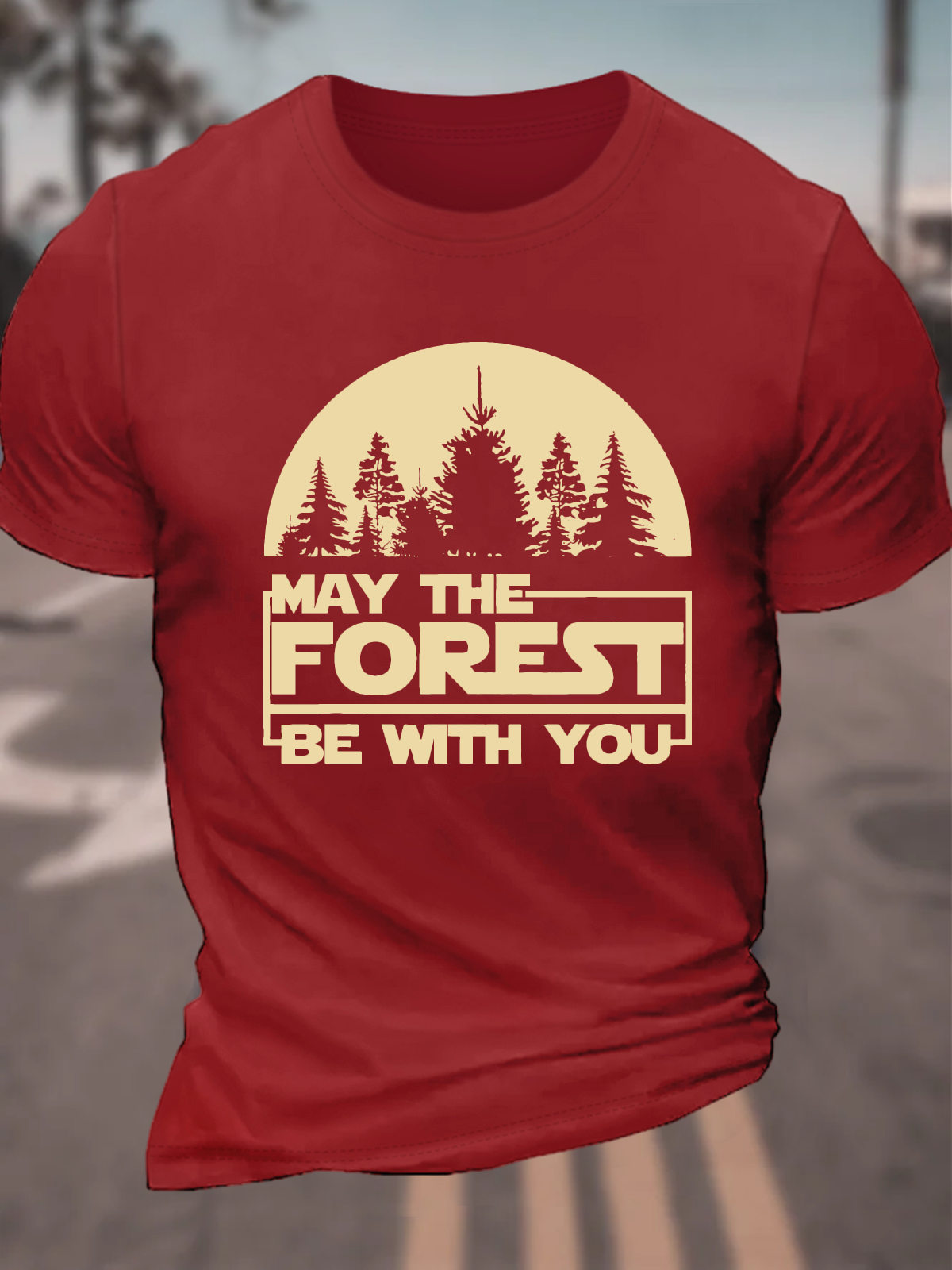 May The Forest Be With You Cotton T-Shirt