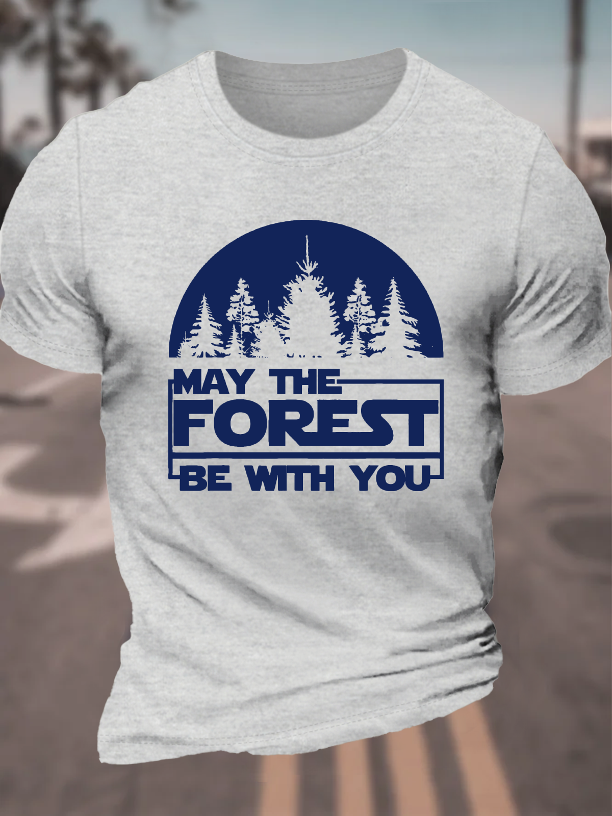 May The Forest Be With You Cotton T-Shirt