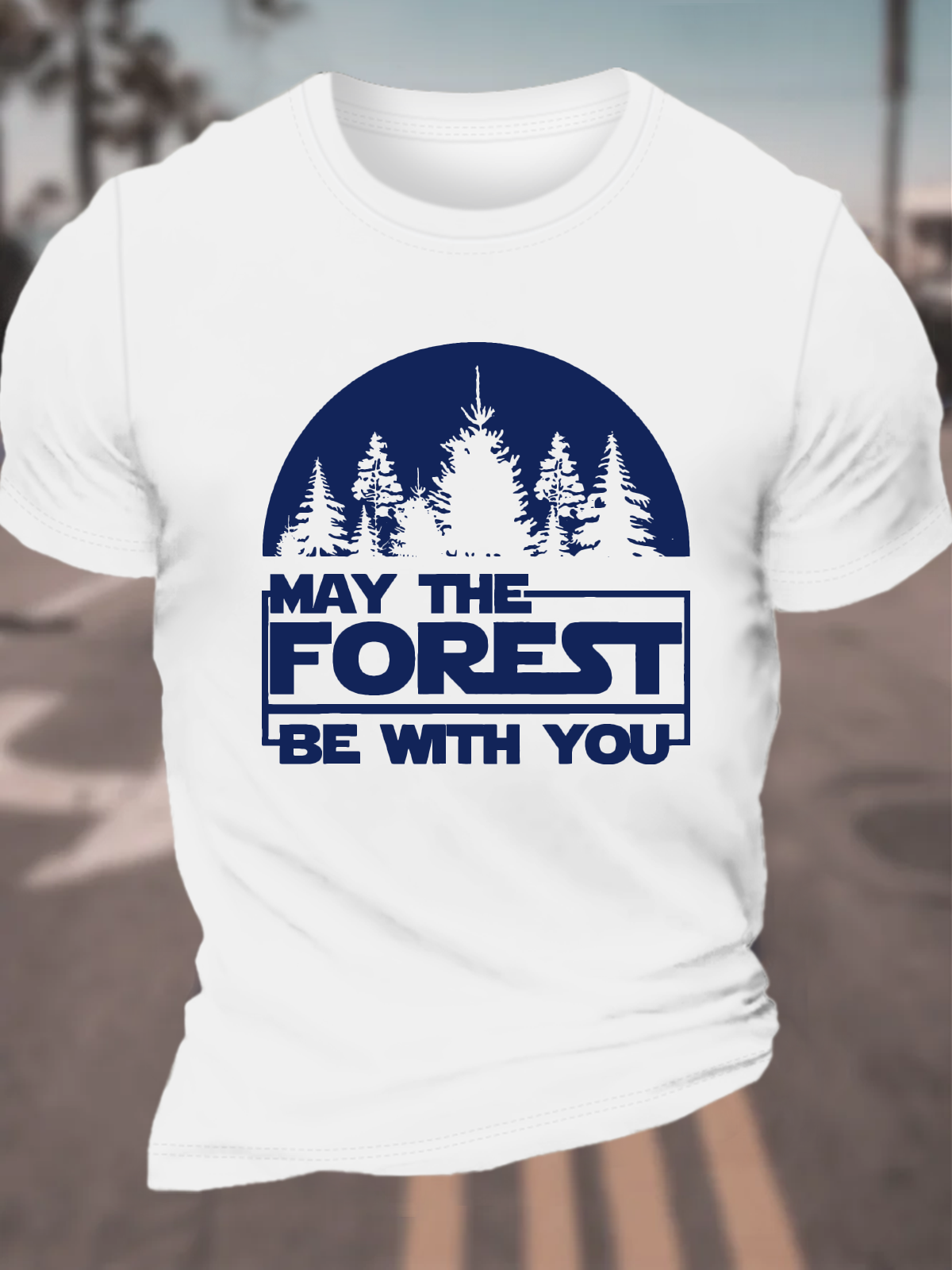 May The Forest Be With You Cotton T-Shirt