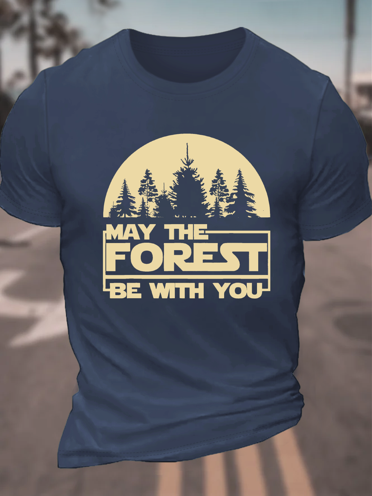 May The Forest Be With You Cotton T-Shirt