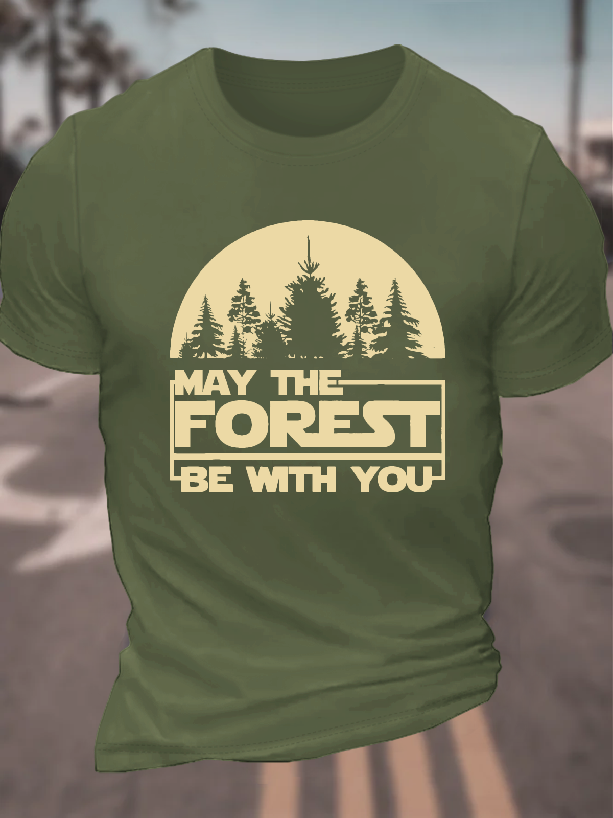 May The Forest Be With You Cotton T-Shirt