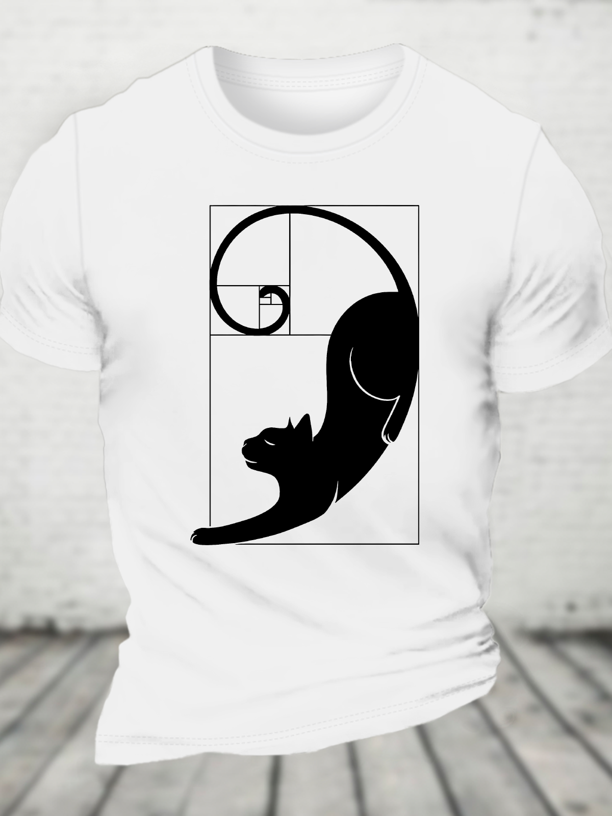 Fibonacci Kittens Cotton T-Shirt