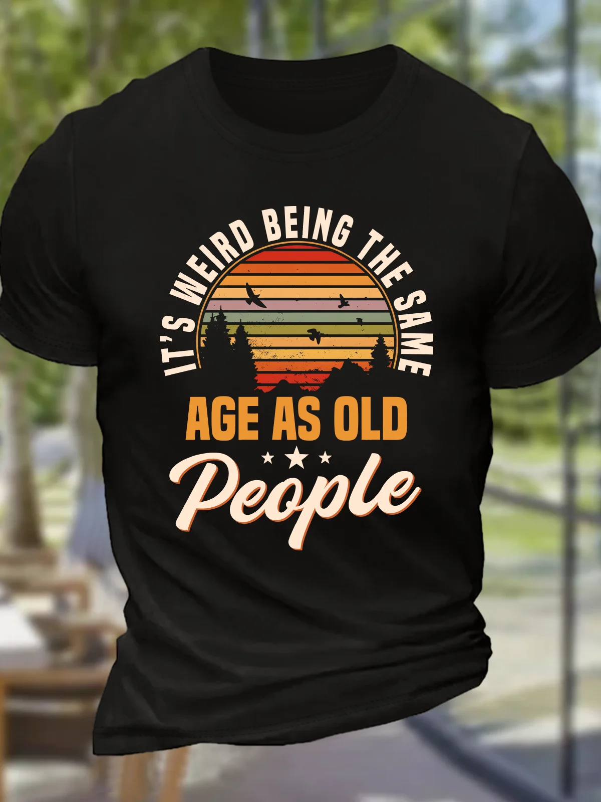 It's Weird Being The Same As Old People Cotton T-Shirt