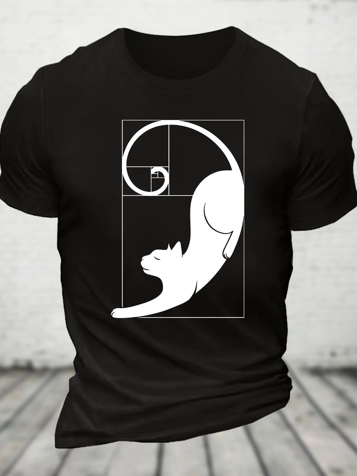 Fibonacci Kittens Cotton T-Shirt