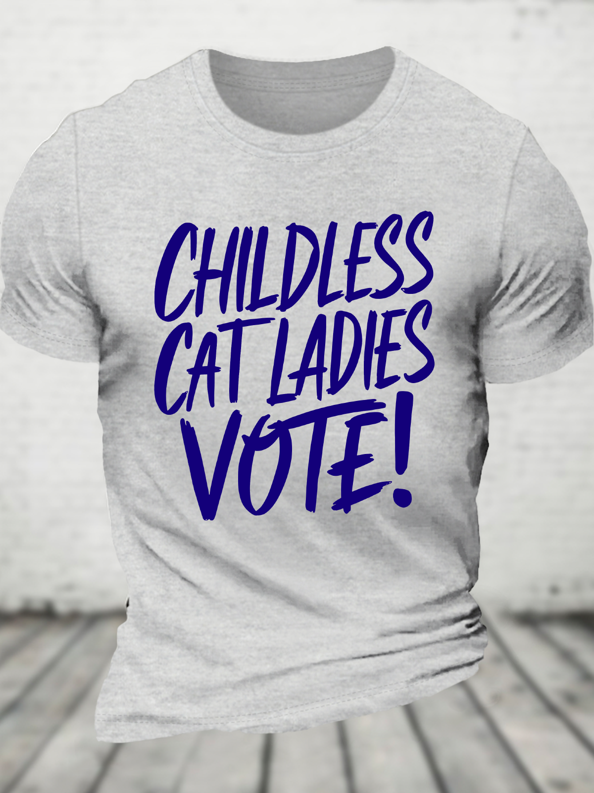 Childless Cat Ladies Vote Cotton T-Shirt