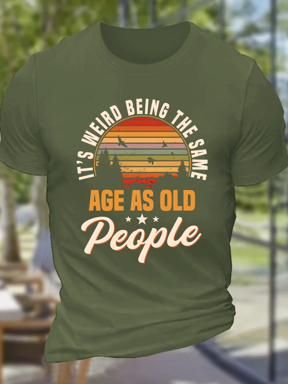 It's Weird Being The Same As Old People Cotton T-Shirt