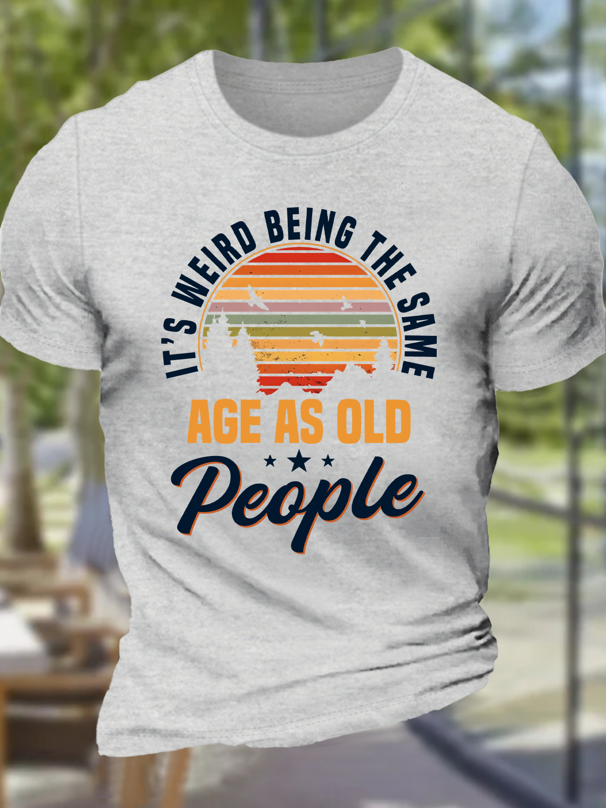 It's Weird Being The Same As Old People Cotton T-Shirt