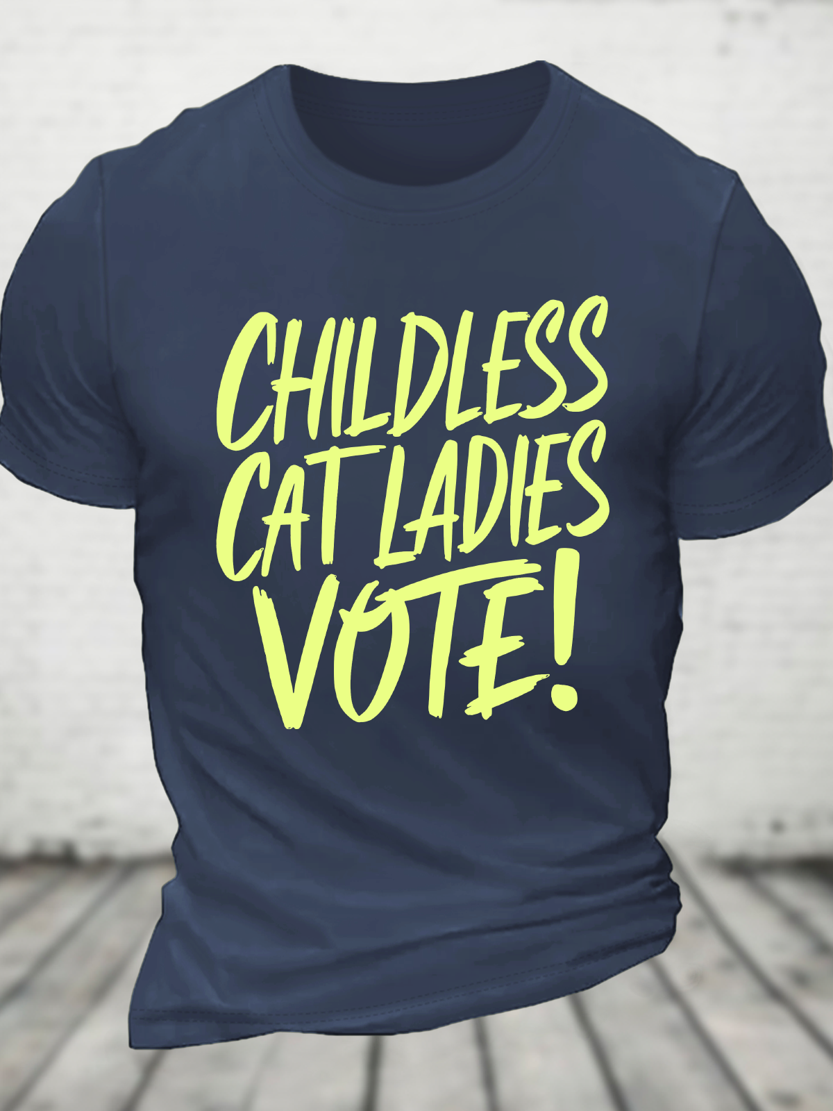 Childless Cat Ladies Vote Cotton T-Shirt