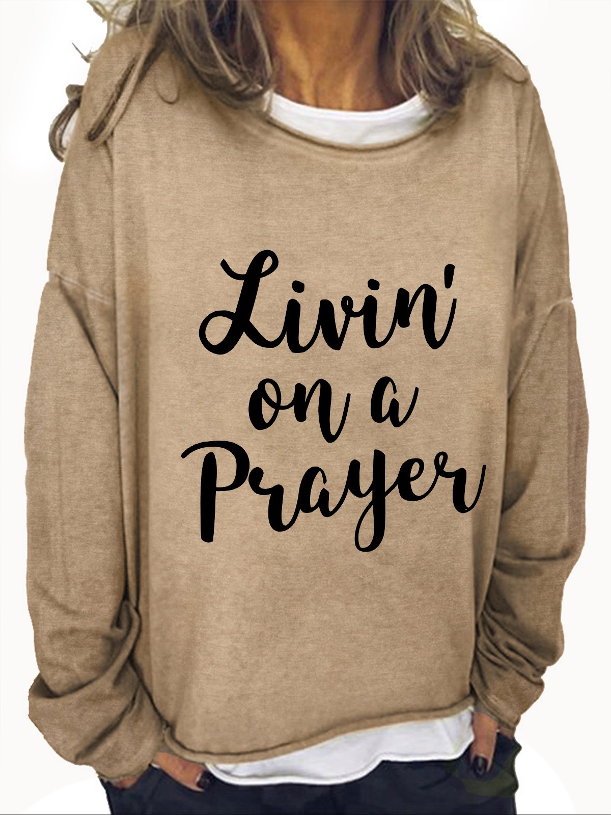 Livin' On A Prayer Casual Sweatshirt