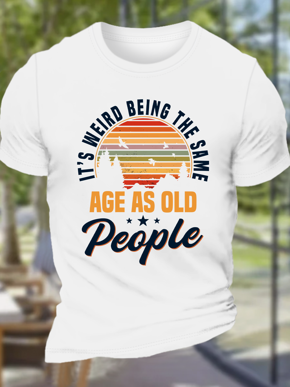 It's Weird Being The Same As Old People Cotton T-Shirt