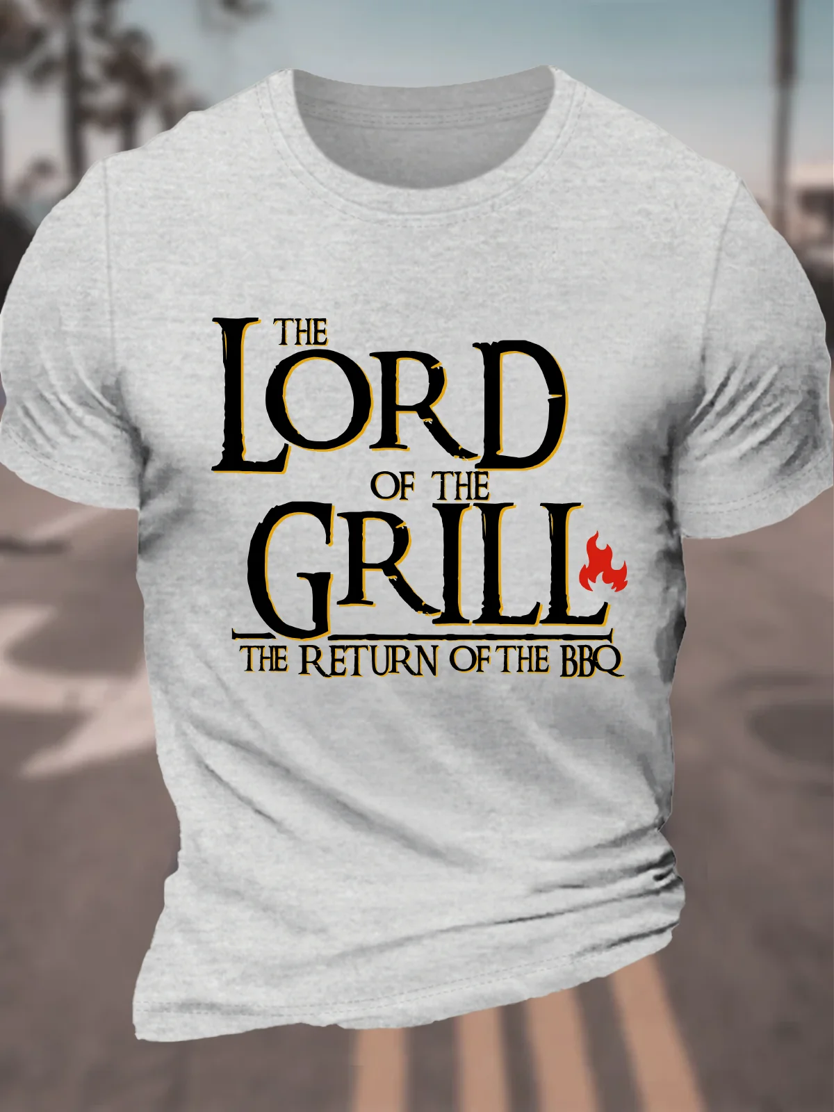 Lord Of The Grill The Return Of The Bbq Cotton T-Shirt