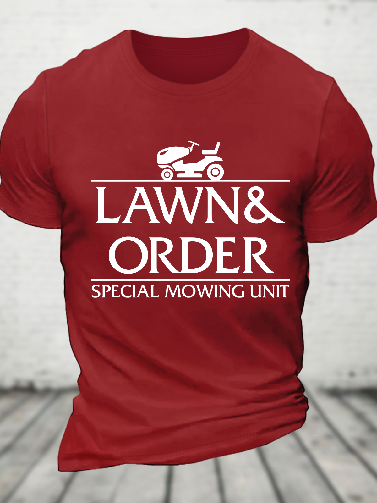 Lawn And Order Cotton T-Shirt