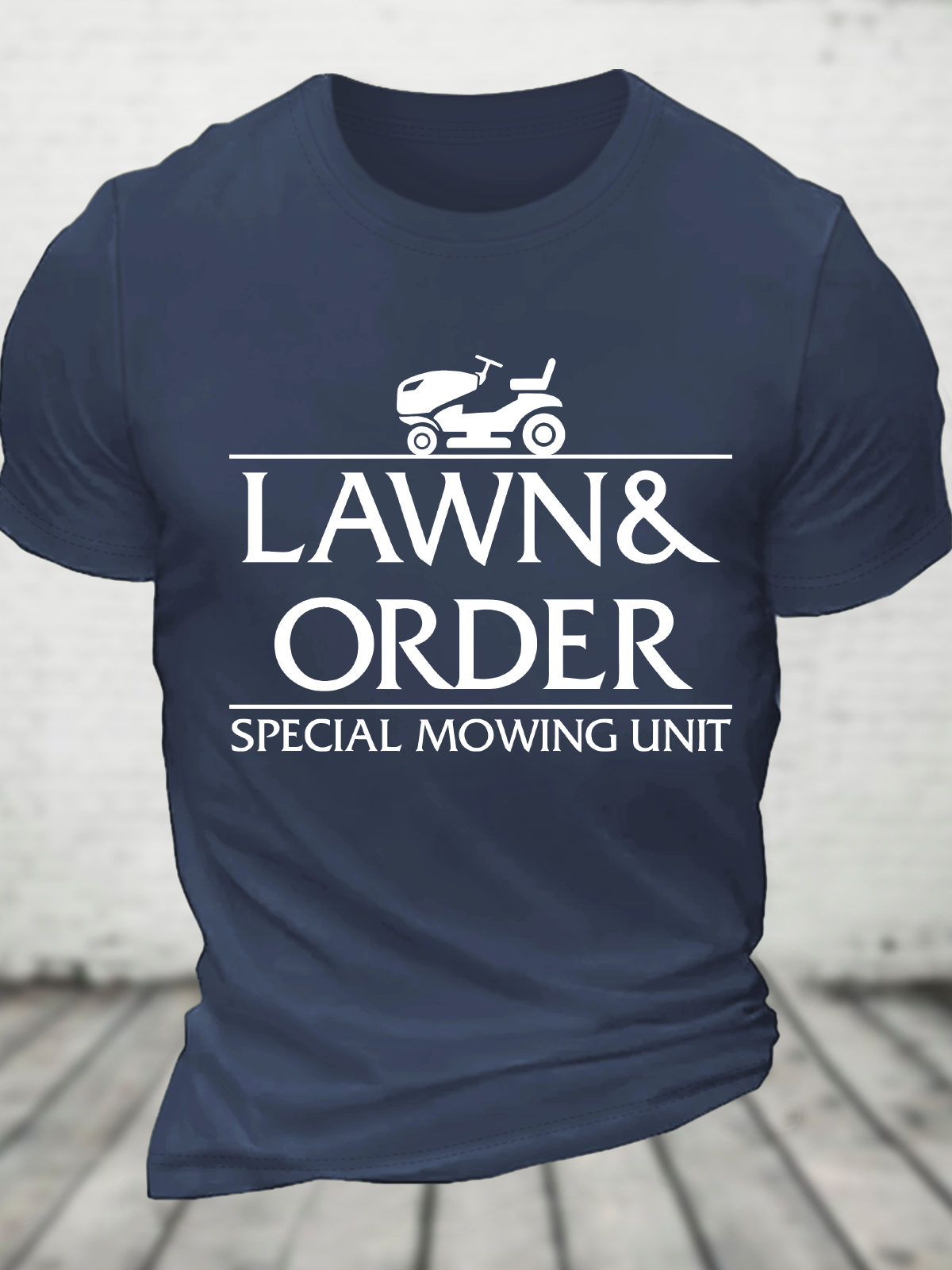 Lawn And Order Cotton T-Shirt