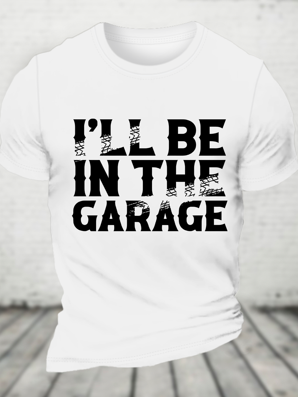 I'll Be In The Garage Cotton T-Shirt