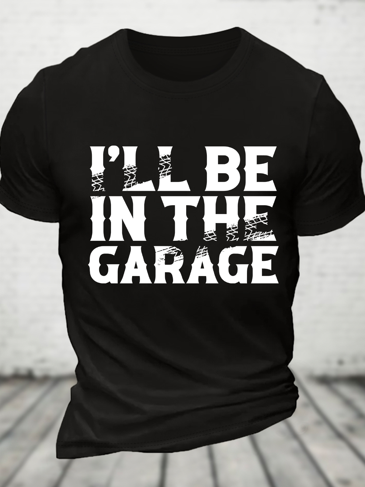 I'll Be In The Garage Cotton T-Shirt