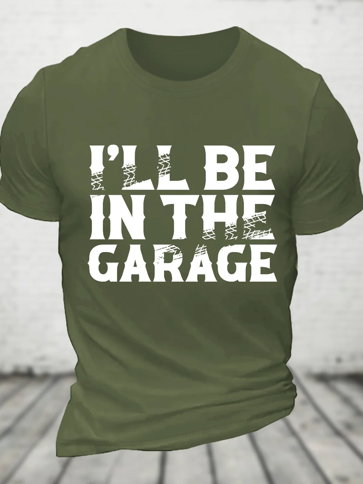 I'll Be In The Garage Cotton T-Shirt