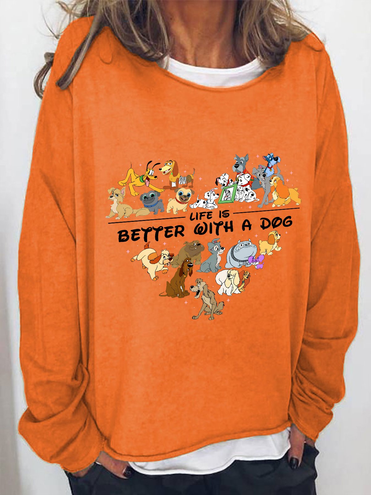 Comfort Colors Life Is Better With Dogs Casual Sweatshirt