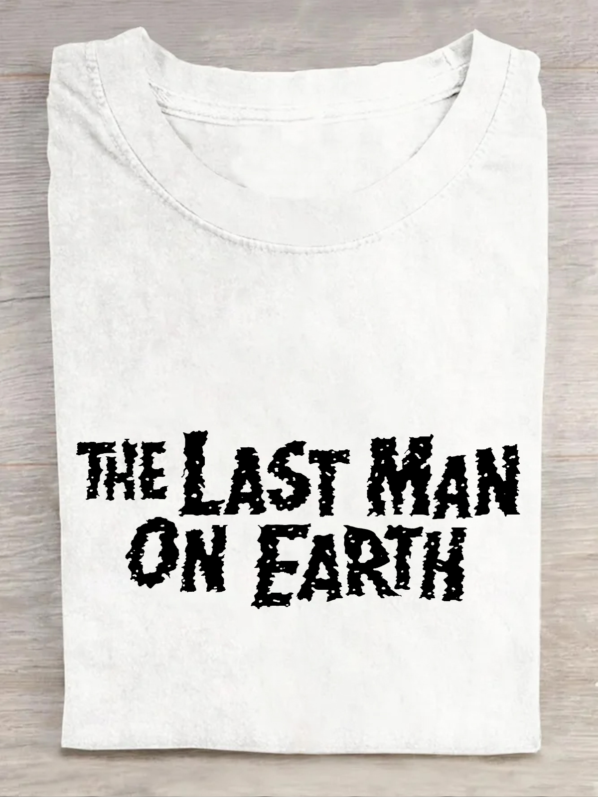 The Last Man On Earth Cotton T-Shirt