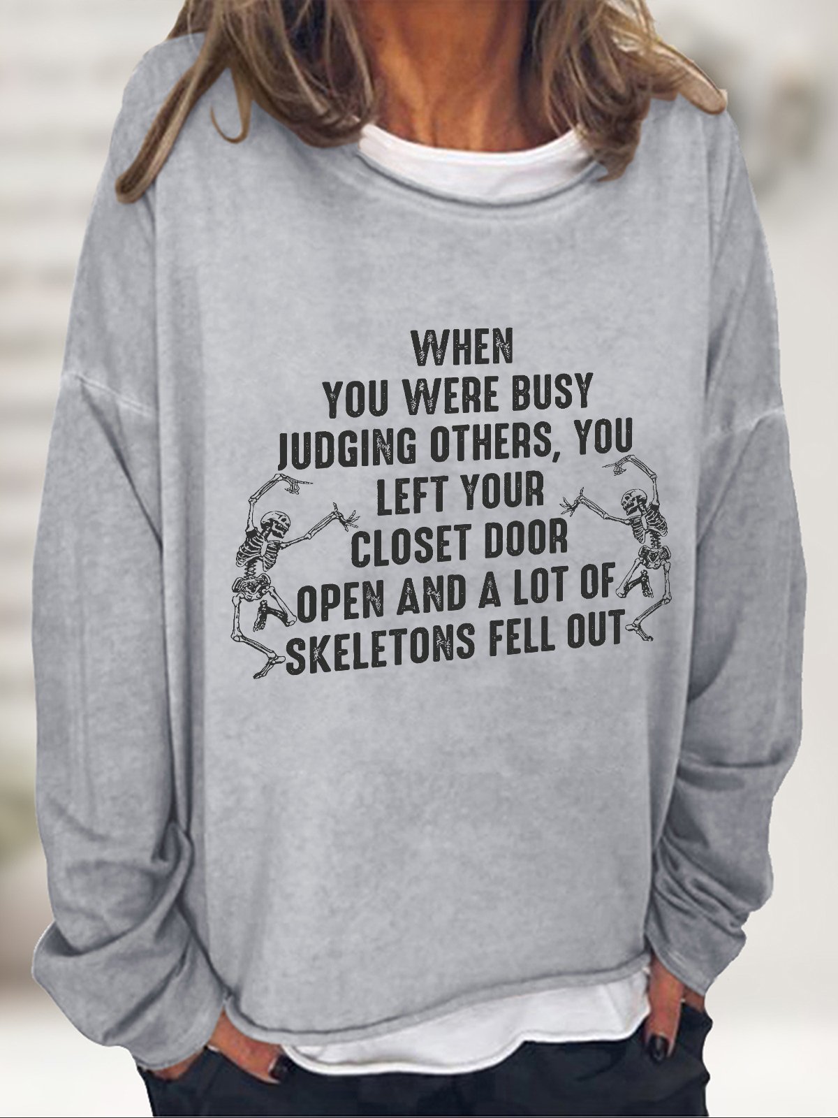 Busy Judging Others Casual Sweatshirt