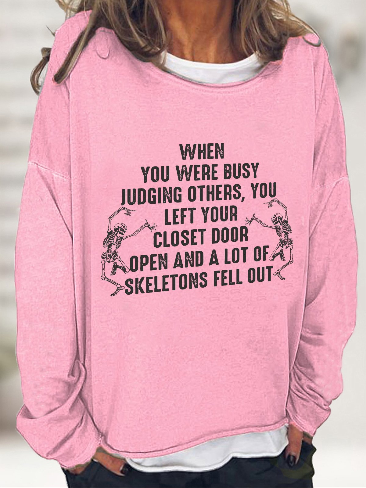 Busy Judging Others Casual Sweatshirt