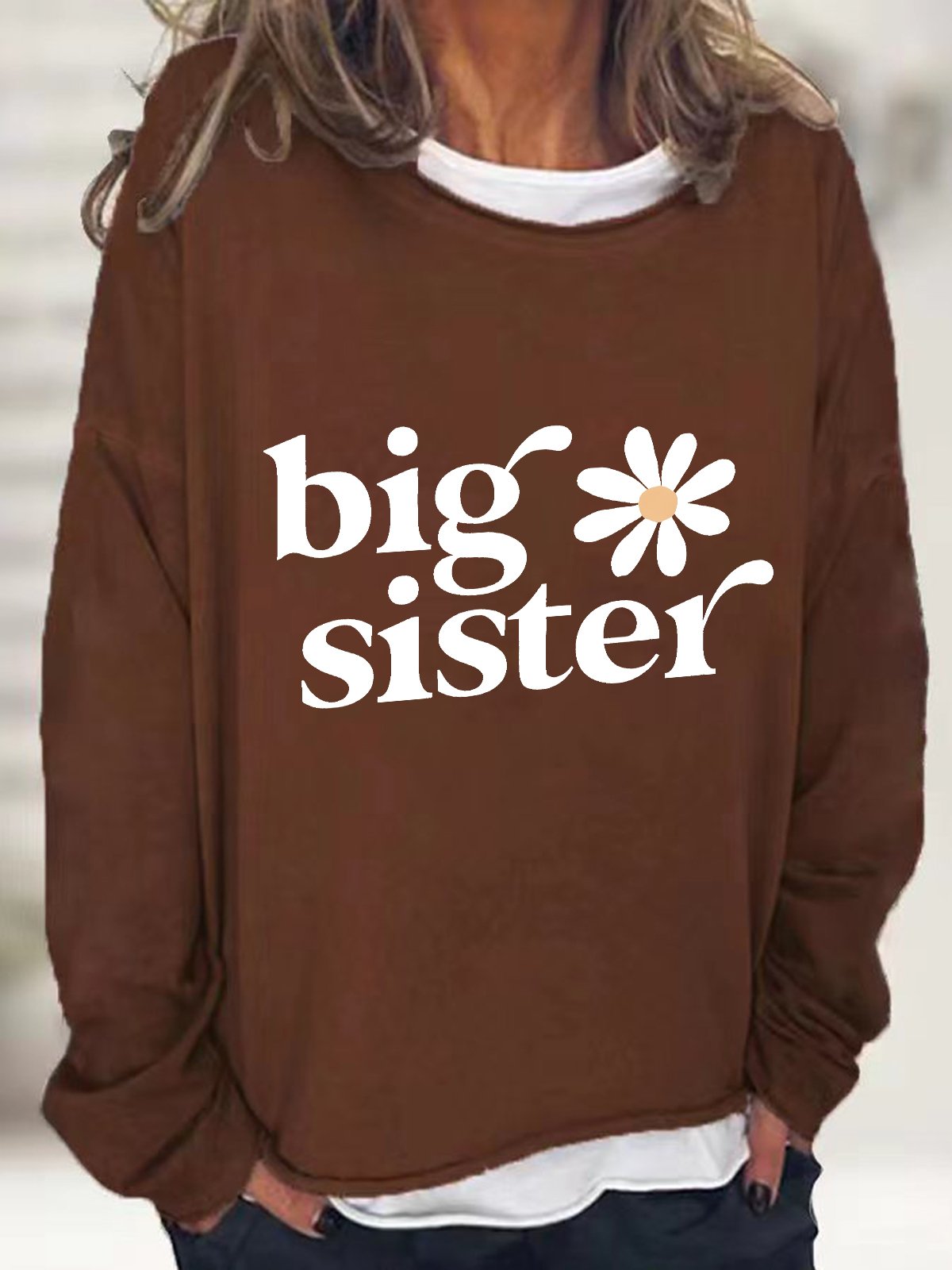 Big Sister Casual Sweatshirt