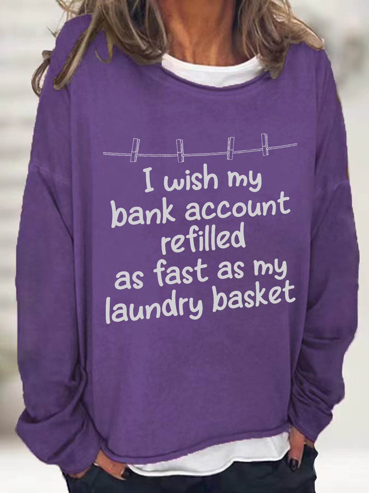 My Laundry Basket Casual Sweatshirt