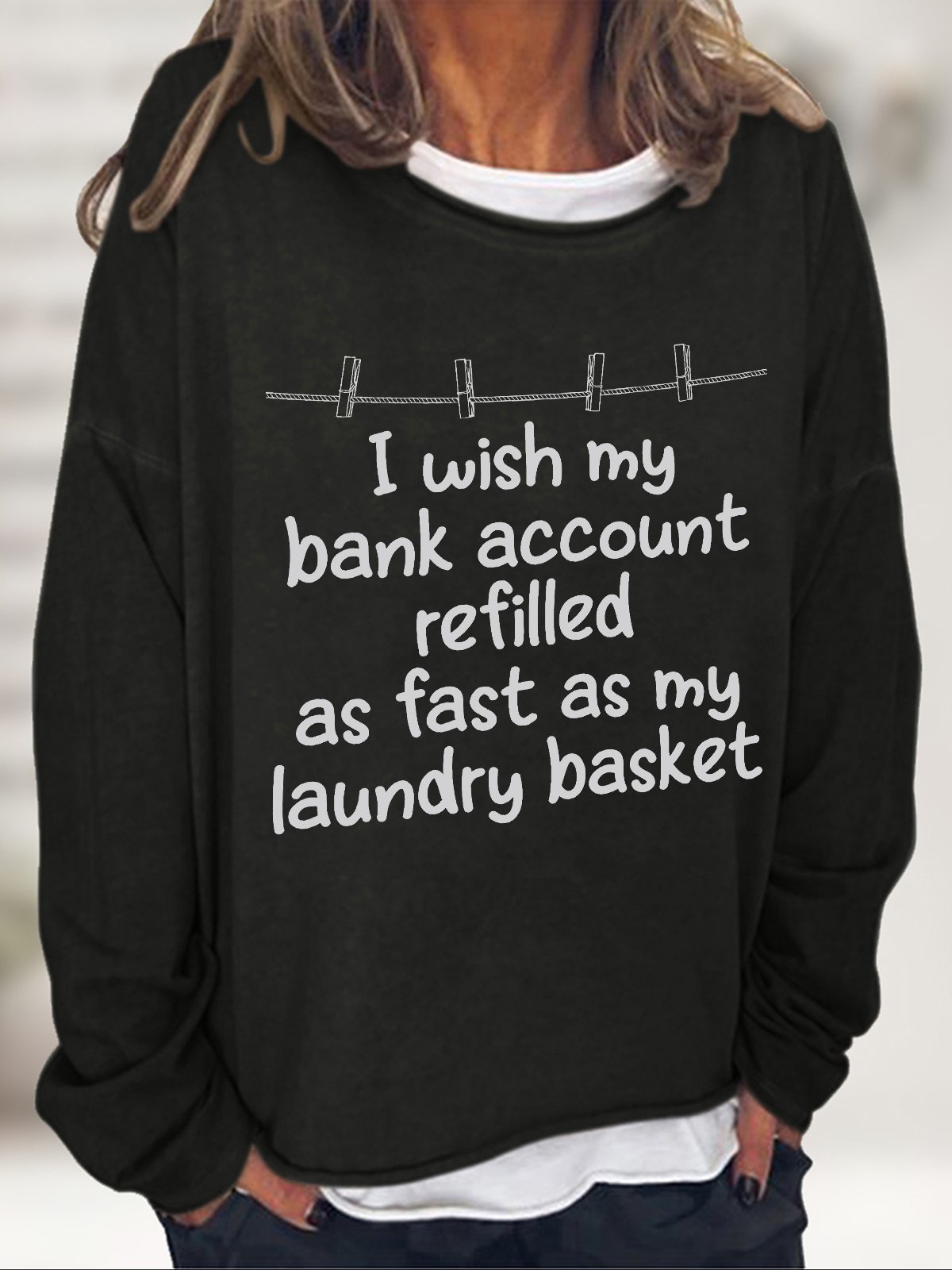 My Laundry Basket Casual Sweatshirt