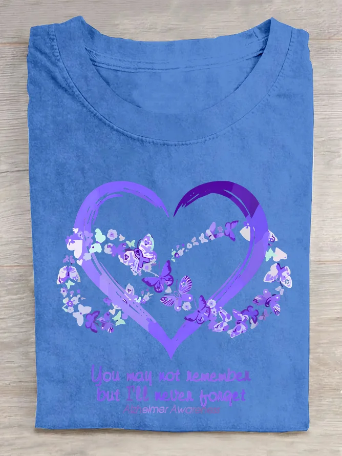 Alzheimer's Awareness Cotton T-Shirt