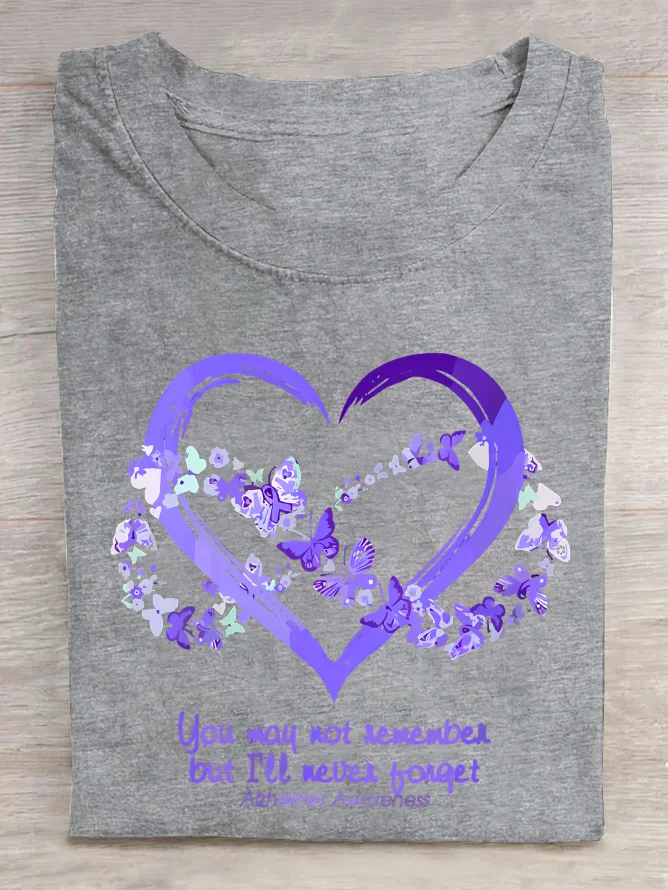 Alzheimer's Awareness Cotton T-Shirt