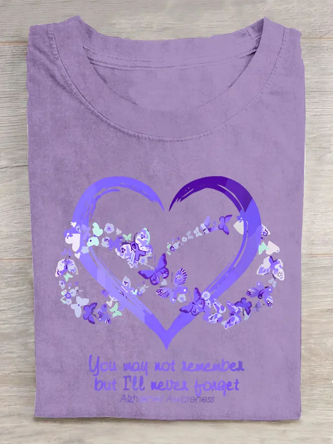 Alzheimer's Awareness Cotton T-Shirt