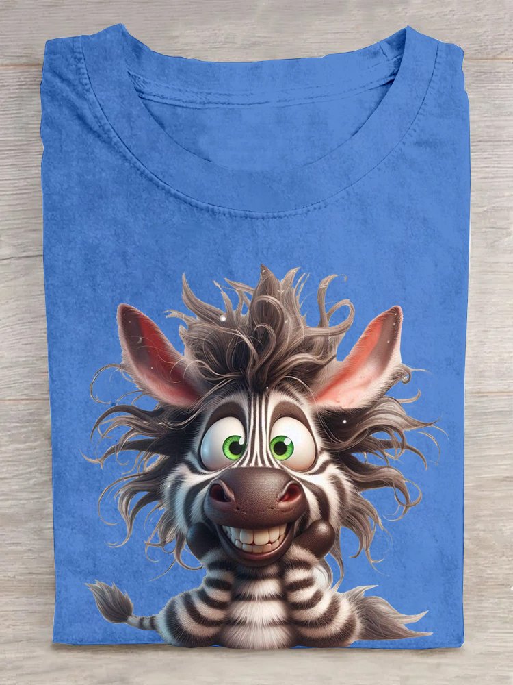 Casual Loose Zebra T-Shirt