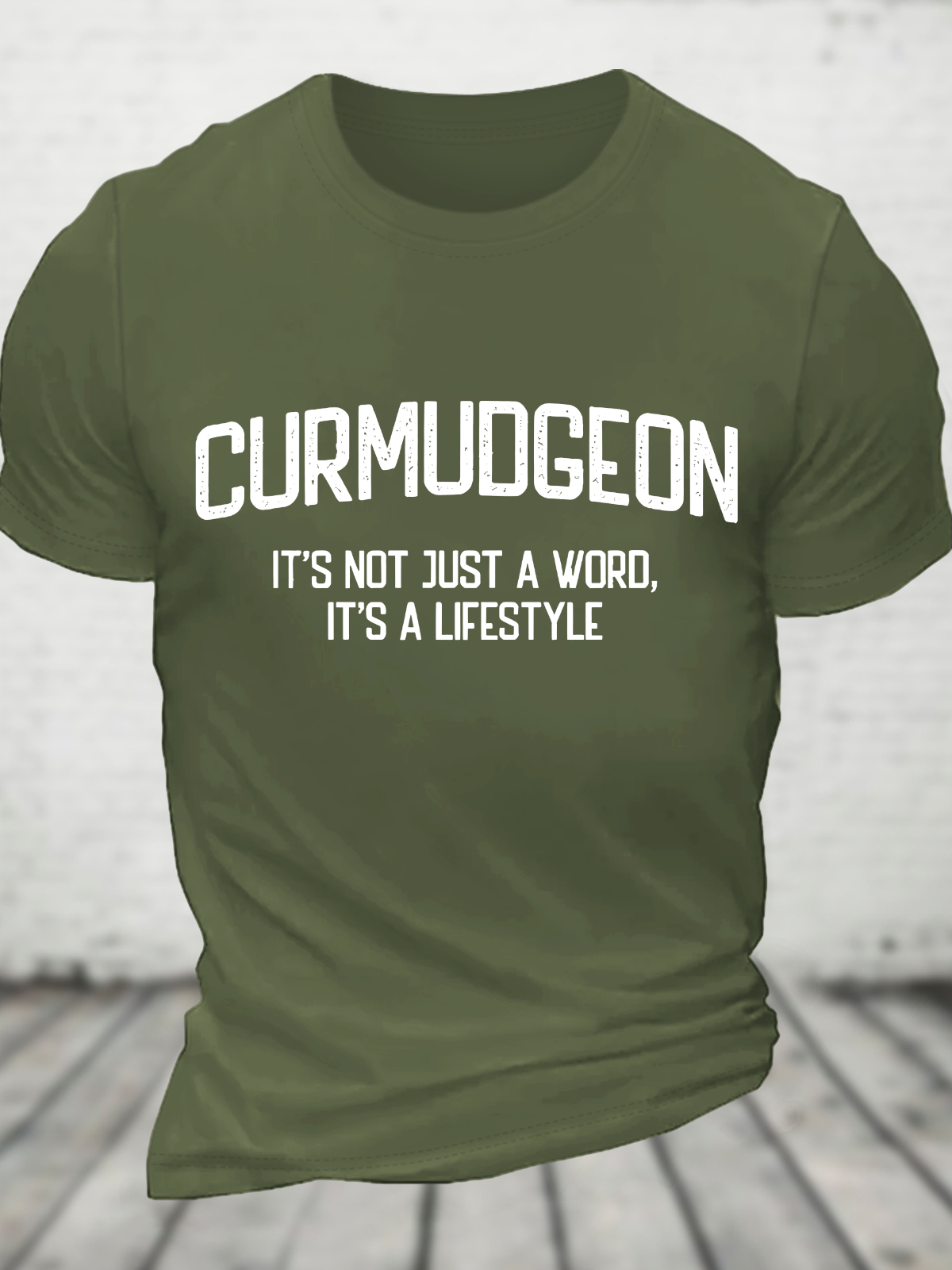 Curmudgeon It's Not Just A Word, It's A Lifestyle Cotton T-Shirt