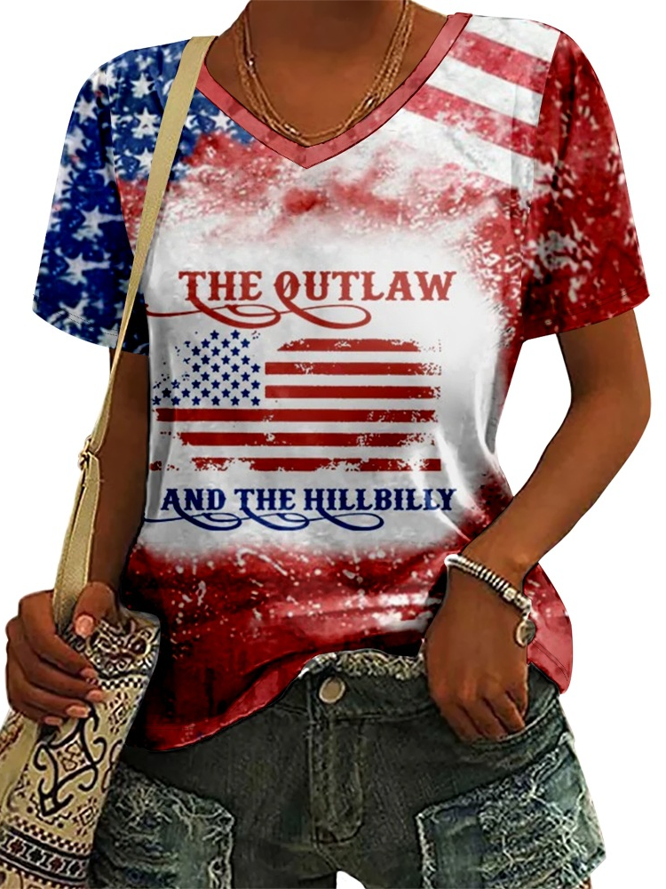 Women's The Outlaw and The Hillbilly Print T-Shirt