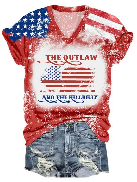 Women's The Outlaw and The Hillbilly Print T-Shirt