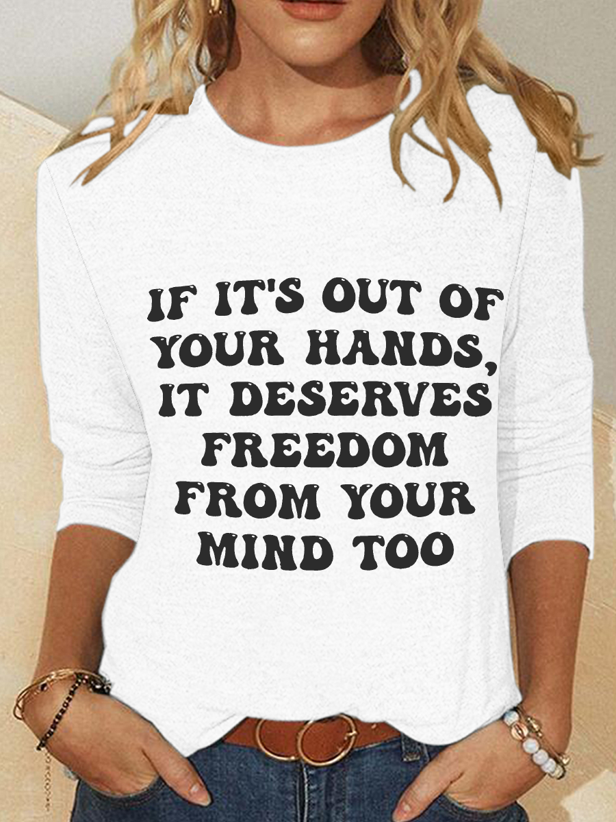 Out Of Your Hands Casual Long Sleeve Shirt